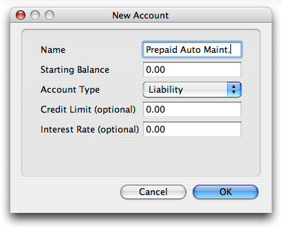 Create a new Prepaid  account